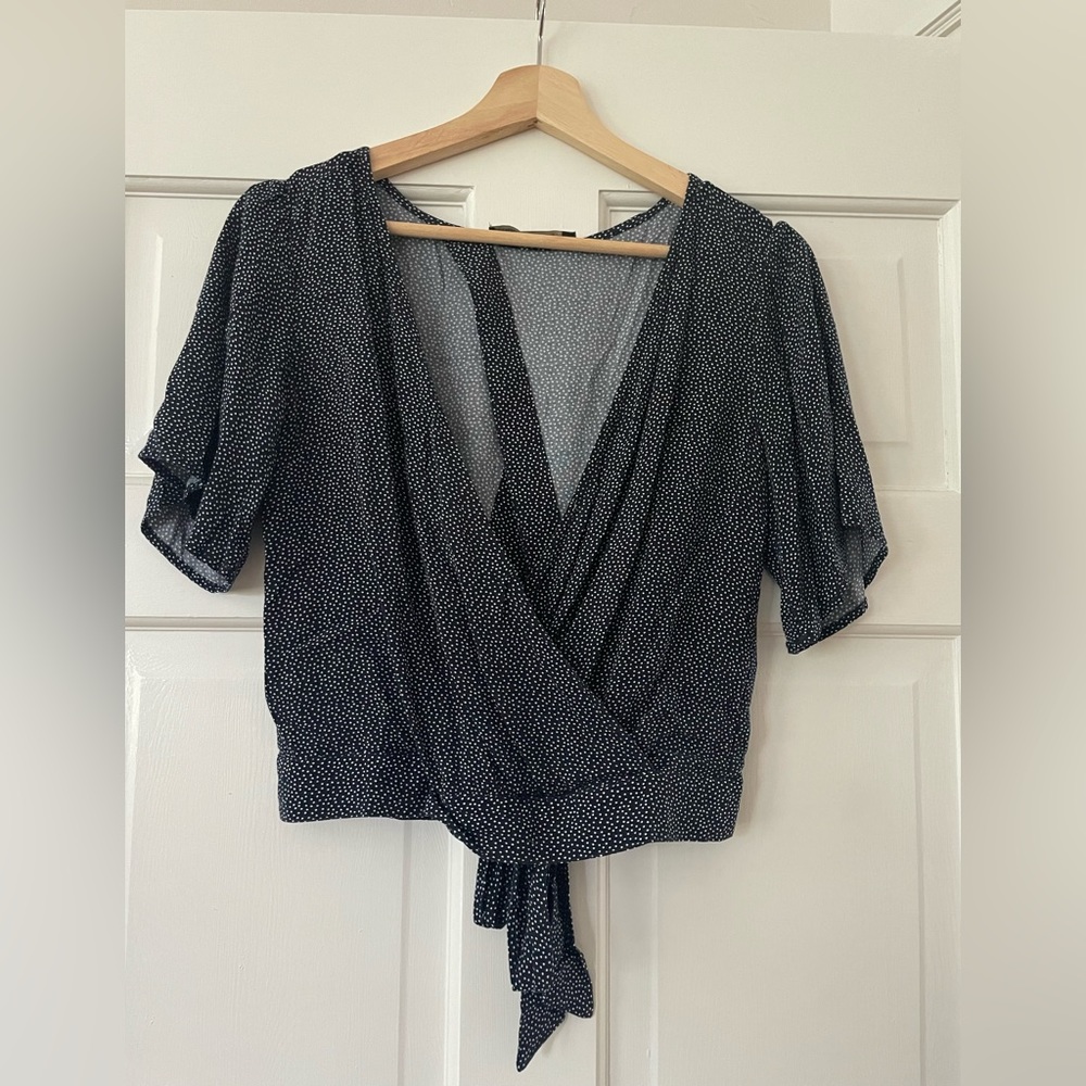 Open back wrap top from Abercrombie